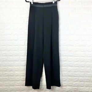 Rodika Zanian High Waist Wide Leg Pant Black
